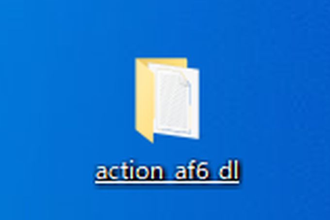 「action af6 dl」フォルダー