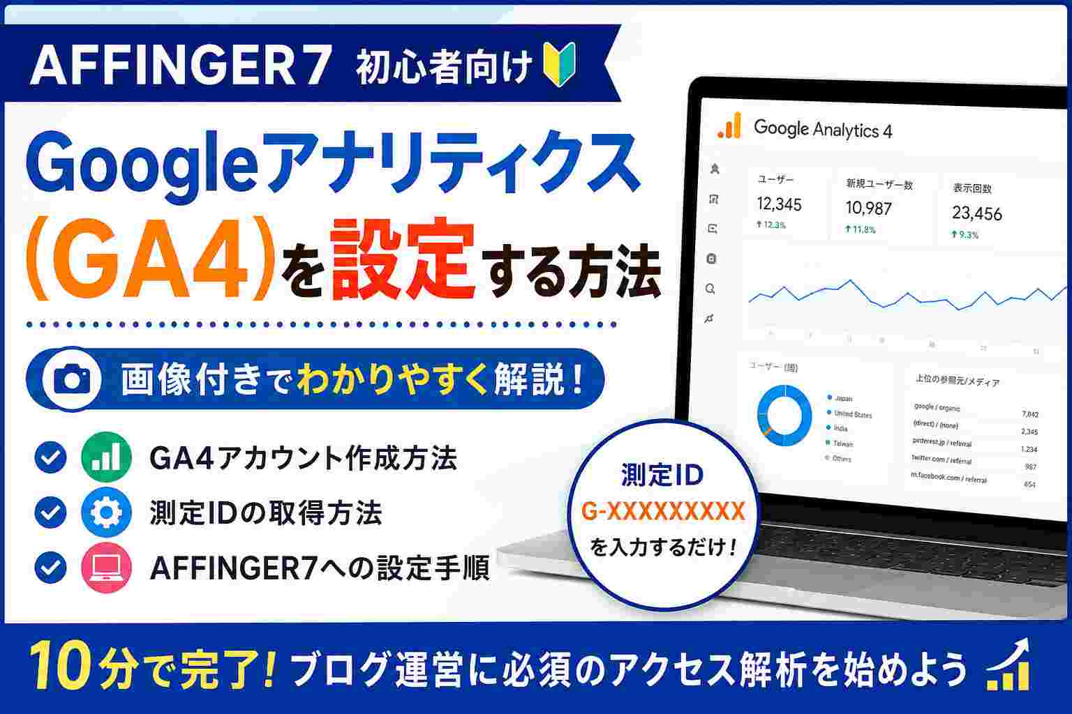 AFFINGER7でGoogleアナリティクス（GA4）を設定する方法｜初心者向けに画像付きで解説【2026年版】
