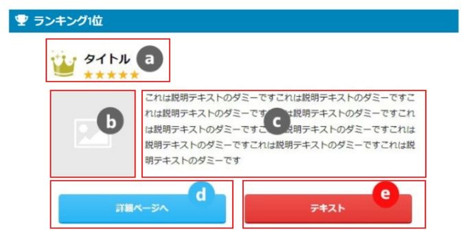 ランキング管理→ランキング１位