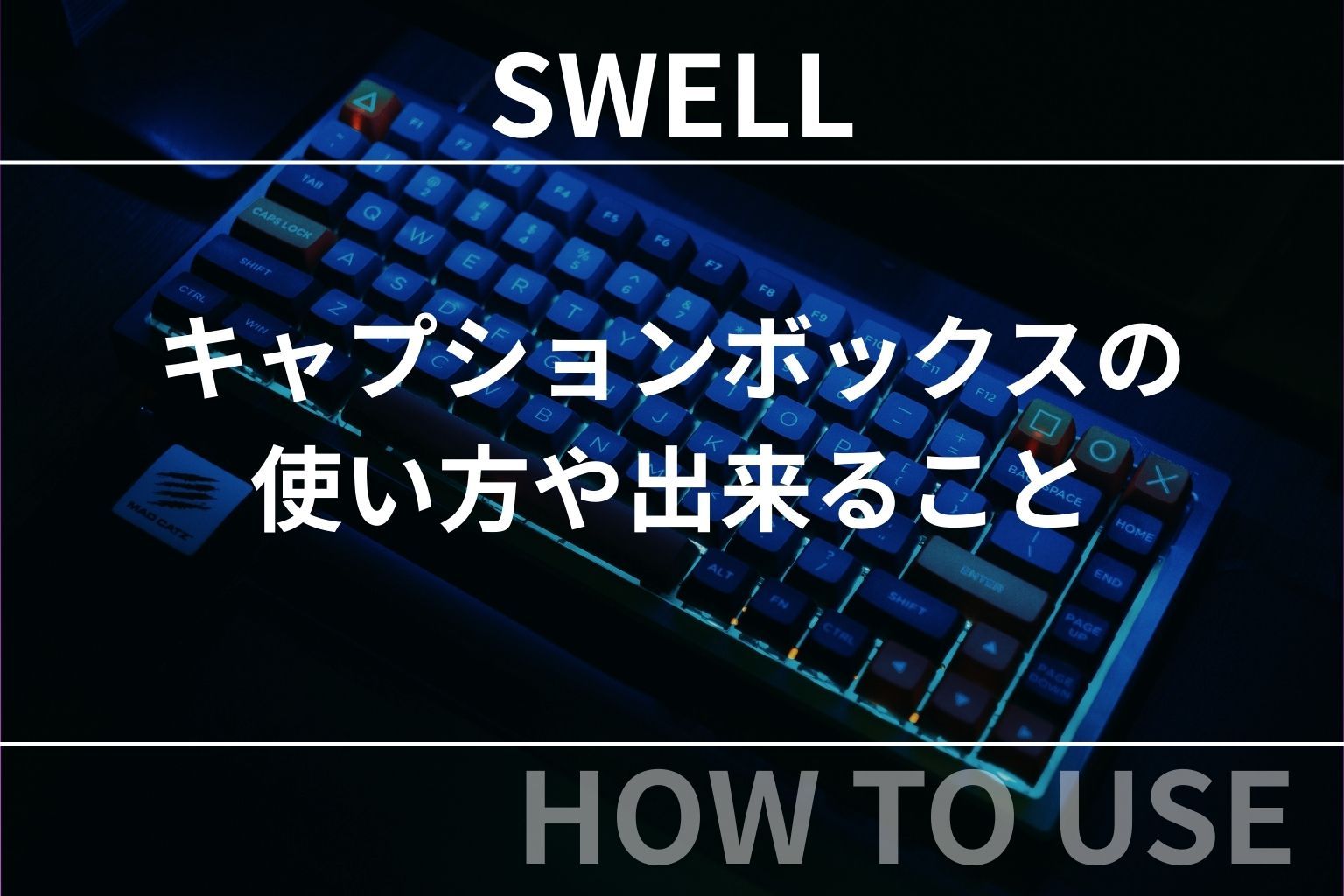 SWELL：キャプションボックスの使い方や出来ること