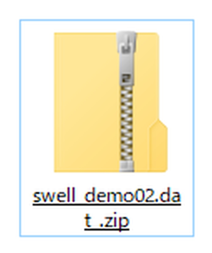 SWELL：デモデータ圧縮ファイル