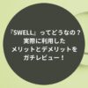 『SWELL』ってどうなの？-実際に利用したメリットとデメリットをガチレビュー！