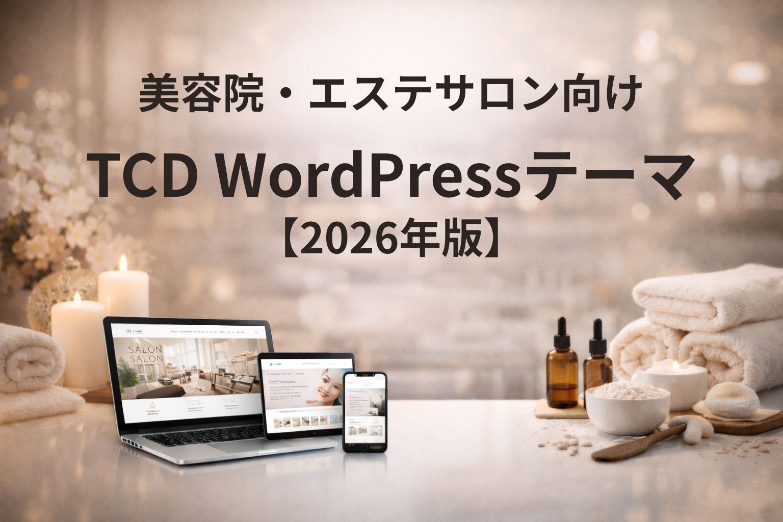 美容院・エステサロン向けTCD WordPressテーマ５選！【2026年版】