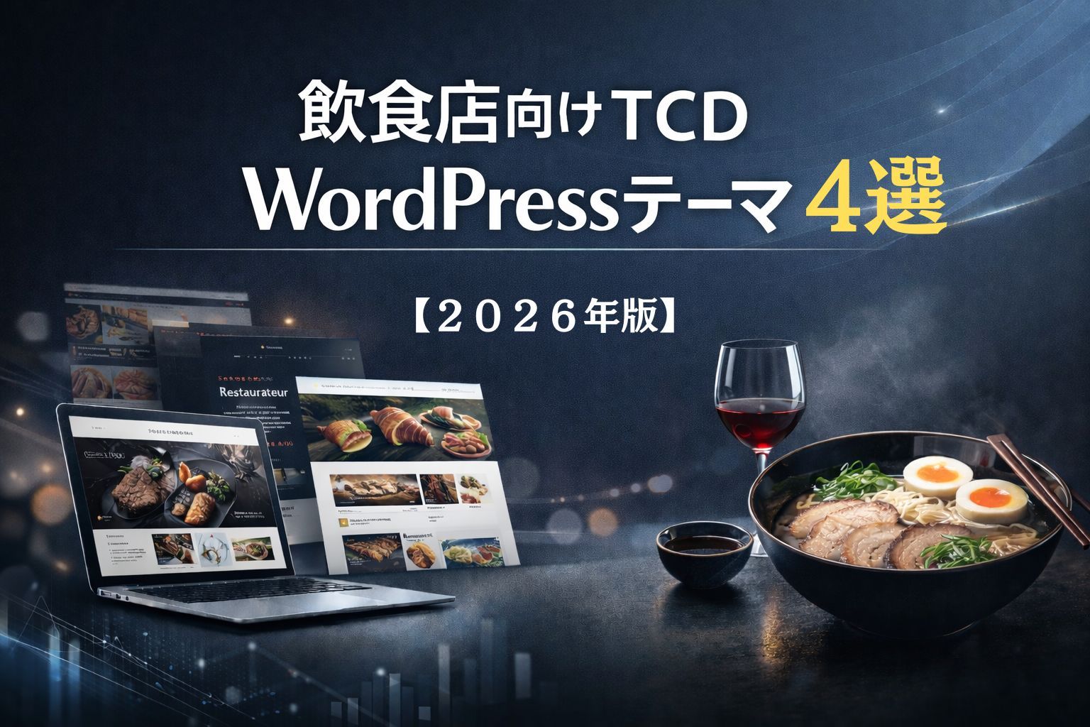 飲食店向けTCD WordPressテーマ４選【2026年版】