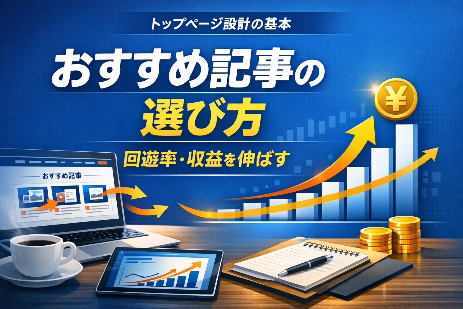トップページに置くおすすめ記事の選び方|回遊率・収益を伸ばす基本ルール