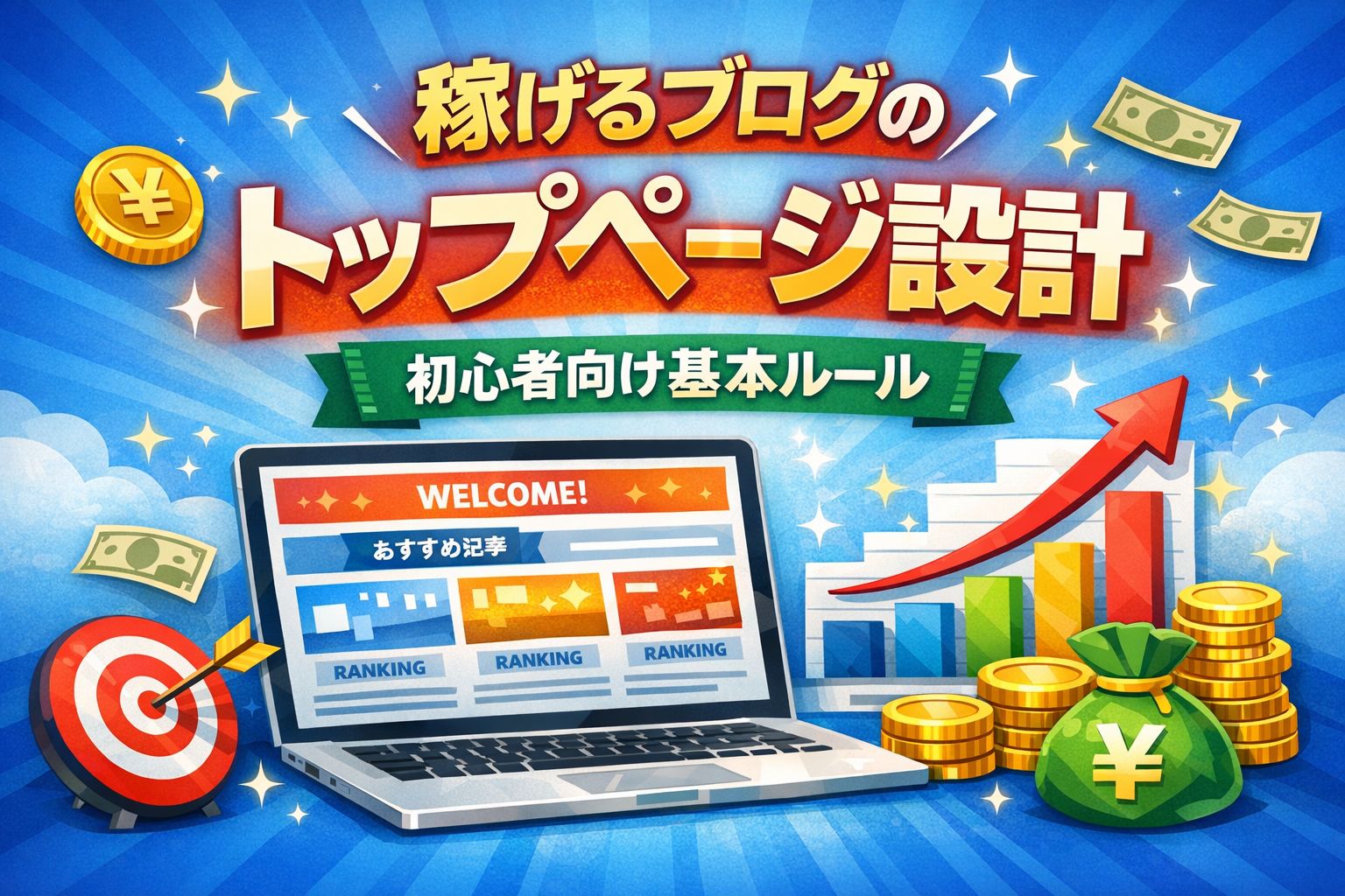稼げるブログのトップページ設計｜初心者向け基本ルール