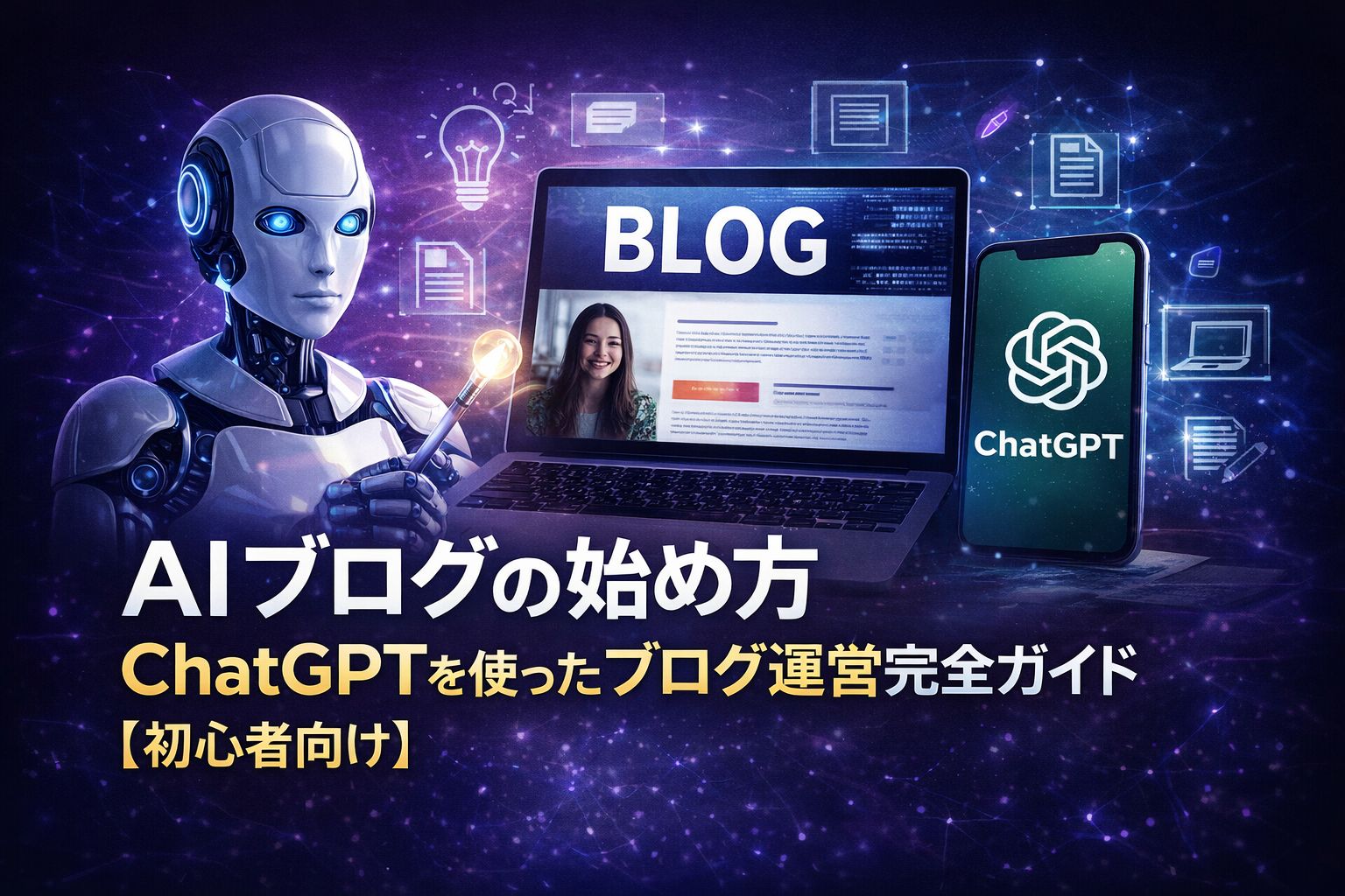 AIブログの始め方|ChatGPTを使ったブログ運営完全ガイド【初心者向け】 - もっと!WordPressテーマ!