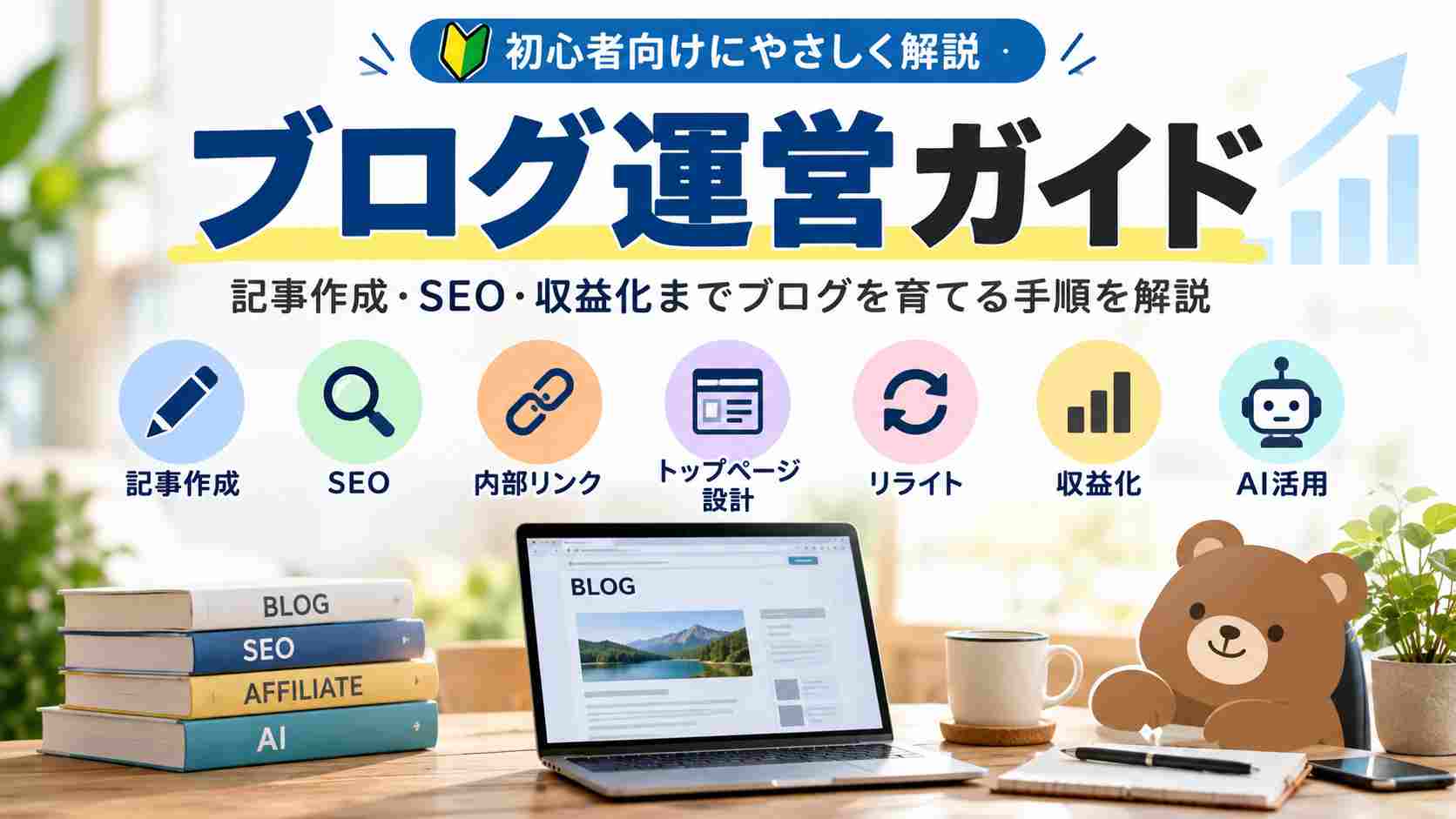 ブログ運営ガイド｜記事作成・SEO・収益化まで初心者向けに解説